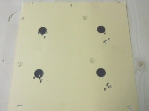 Schussbild AR-15 Hera Arms Kompensator