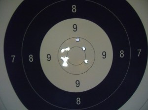 Schussbild Hera Arms 100m 2.1